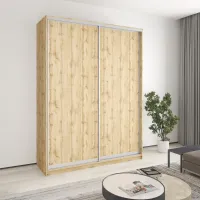 Шафа-купе дводверна Mebel Star Комбо AL 180х60х240 см Дуб тахо (MBS-4095) Шафа-купе дводверна Mebel Star Комбо AL 180х60х240 см Дуб тахо (MBS-4095)