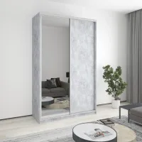 Шафа-купе дводверна Mebel Star Комбо AL 150х45х240 см Бетон (MBS-4112) Шафа-купе дводверна Mebel Star Комбо AL 150х45х240 см Бетон (MBS-4112)