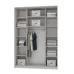 Шафа-купе дводверна Mebel Star Комбо AL 170х60х240 см Аляска сірий (MBS-4146)