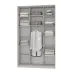 Шафа-купе дводверна Mebel Star Комбо AL 150х45х240 см Кашемір (MBS-4164)
