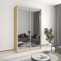 Шкаф-купе двухдверный Mebel Star Комбо AL 150х45х240 см Дуб тахо (MBS-4176)