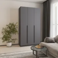 Шафа розпашна Mebel Star Оскар 120х52х220 см Антрацит (MBS-4560) Шафа розпашна Mebel Star Оскар 120х52х220 см Антрацит (MBS-4560)