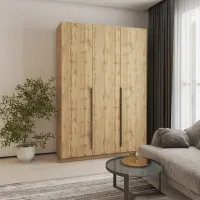 Шкаф распашной Mebel Star Оскар 150х52х220 см Дуб тахо (MBS-4608)