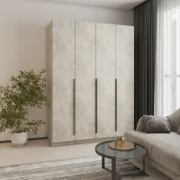 Шафа розпашна Mebel Star Оскар 160х52х220 см Бетон (MBS-4651) Шафа розпашна Mebel Star Оскар 160х52х220 см Бетон (MBS-4651)