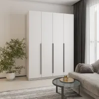 Шкаф распашной Mebel Star Оскар 160х52х220 см Аляска белый (MBS-4672) Шкаф распашной Mebel Star Оскар 160х52х220 см Аляска белый (MBS-4672)
