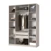 Шафа розпашна Mebel Star Оскар 160х52х220 см Дуб сонома (MBS-4687)