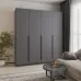 Шафа розпашна Mebel Star Оскар 200х52х220 см Антрацит (MBS-4750)