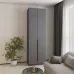 Шафа розпашна Mebel Star Оскар 80х52х260 см Антрацит (MBS-4810)
