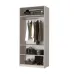 Шафа розпашна Mebel Star Оскар 100х52х260 см Антрацит (MBS-4840)