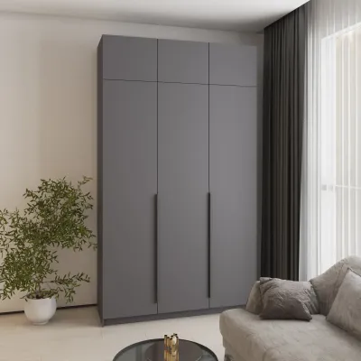 Шафа розпашна Mebel Star Оскар 150х52х260 см Антрацит (MBS-4940)