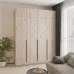 Шафа розпашна Mebel Star Оскар 200х52х260 см Аляска сірий (MBS-5069)