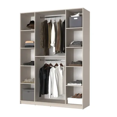 Шафа розпашна Mebel Star Оскар 160х52х220 см Дуб тахо/Чорний (MBS-5276)