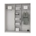 Шафа-купе тридверна Mebel Star Стандарт BG 190х45х210 см Аляска білий (MBS-8221) Шафа-купе тридверна Mebel Star Стандарт BG 190х45х210 см Аляска білий (MBS-8221)