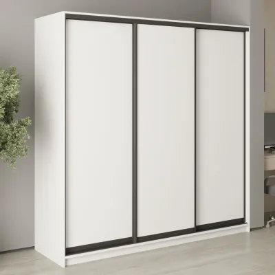 Шкаф-купе трехдверный Mebel Star Стандарт BG 210х45х210 см Аляска белый (MBS-8223)