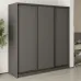 Шафа-купе тридверна Mebel Star Стандарт BG 200х60х210 см Антрацит (MBS-8240)