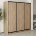 Шкаф-купе трехдверный Mebel Star Стандарт BG 200х60х210 см Дуб сонома (MBS-8252)