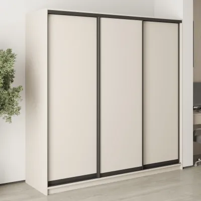 Шафа-купе тридверна Mebel Star Стандарт BG 210х45х210 см Кашемір (MBS-8259)