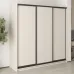 Шафа-купе тридверна Mebel Star Стандарт BG 210х45х210 см Кашемір (MBS-8259)