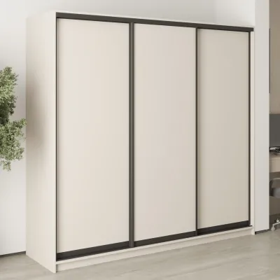 Шафа-купе тридверна Mebel Star Стандарт BG 220х60х210 см Кашемір (MBS-8266)