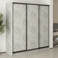 Шкаф-купе трехдверный Mebel Star Стандарт BG 200х60х210 см Бетон (MBS-8276) Шкаф-купе трехдверный Mebel Star Стандарт BG 200х60х210 см Бетон (MBS-8276)