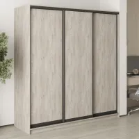 Шкаф-купе трехдверный Mebel Star Стандарт BG 200х45х210 см Аляска серый (MBS-8282)
