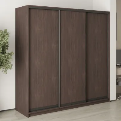 Шафа-купе тридверна Mebel Star Стандарт BG 210х45х210 см Дуб ристрето (MBS-8295)