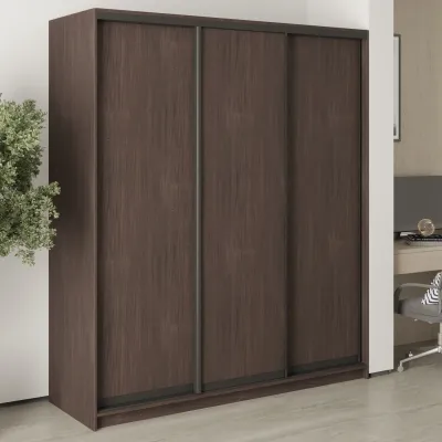 Шафа-купе тридверна Mebel Star Стандарт BG 180х60х210 см Дуб ристрето (MBS-8298)