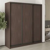 Шафа-купе тридверна Mebel Star Стандарт BG 190х60х210 см Дуб ристрето (MBS-8299)