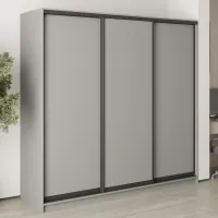 Шафа-купе тридверна Mebel Star Стандарт BG 220х45х210 см Серая мышка (MBS-8308) Шафа-купе тридверна Mebel Star Стандарт BG 220х45х210 см Серая мышка (MBS-8308)