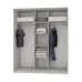Шафа-купе тридверна Mebel Star Стандарт BG 180х60х210 см Дуб тахо (MBS-8322)