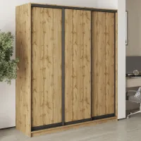 Шкаф-купе трехдверный Mebel Star Стандарт BG 180х60х210 см Дуб тахо (MBS-8322)