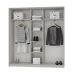 Шафа-купе тридверна Mebel Star Стандарт BG 200х45х210 см Аляска білий (MBS-8330) Шафа-купе тридверна Mebel Star Стандарт BG 200х45х210 см Аляска білий (MBS-8330)
