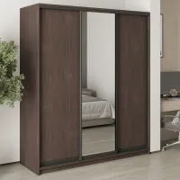 Шкаф-купе трехдверный Mebel Star Стандарт BG 180х45х210 см Дуб ристрето (MBS-8400)