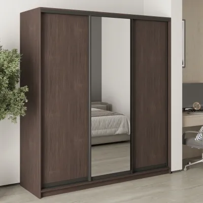 Шафа-купе тридверна Mebel Star Стандарт BG 190х45х210 см Дуб ристрето (MBS-8401)