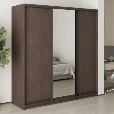 Шкаф-купе трехдверный Mebel Star Стандарт BG 200х45х210 см Дуб ристрето (MBS-8402)