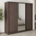 Шкаф-купе трехдверный Mebel Star Стандарт BG 210х45х210 см Дуб ристрето (MBS-8403)