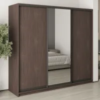 Шафа-купе тридверна Mebel Star Стандарт BG 230х60х210 см Дуб ристрето (MBS-8411)