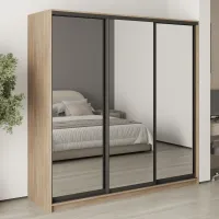 Шафа-купе тридверна Mebel Star Стандарт BG 210х45х210 см Дуб сонома (MBS-8463) Шафа-купе тридверна Mebel Star Стандарт BG 210х45х210 см Дуб сонома (MBS-8463)