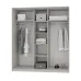 Шкаф-купе трехдверный Mebel Star Стандарт BG 190х60х210 см Кашемир (MBS-8479) Шкаф-купе трехдверный Mebel Star Стандарт BG 190х60х210 см Кашемир (MBS-8479)