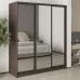 Шафа-купе тридверна Mebel Star Стандарт BG 180х45х210 см Дуб ристрето (MBS-8508)