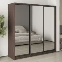 Шафа-купе тридверна Mebel Star Стандарт BG 210х45х210 см Дуб ристрето (MBS-8511) Шафа-купе тридверна Mebel Star Стандарт BG 210х45х210 см Дуб ристрето (MBS-8511)