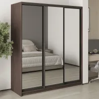 Шкаф-купе трехдверный Mebel Star Стандарт BG 180х60х210 см Дуб ристрето (MBS-8514)