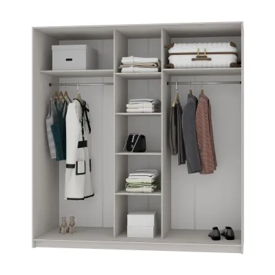 Шкаф-купе трехдверный Mebel Star Стандарт BG 200х60х210 см Дуб ристрето (MBS-8516)