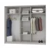Шкаф-купе трехдверный Mebel Star Стандарт BG 230х60х210 см Дуб ристрето (MBS-8519)
