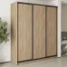 Шафа-купе тридверна Mebel Star Стандарт BG 210х45х240 см Дуб сонома (MBS-8571)