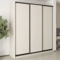 Шафа-купе тридверна Mebel Star Стандарт BG 220х45х240 см Кашемір (MBS-8584) Шафа-купе тридверна Mebel Star Стандарт BG 220х45х240 см Кашемір (MBS-8584)