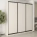 Шафа-купе тридверна Mebel Star Стандарт BG 230х60х240 см Кашемір (MBS-8591)