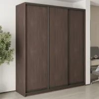 Шафа-купе тридверна Mebel Star Стандарт BG 210х45х240 см Дуб ристрето (MBS-8619)