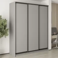 Шкаф-купе трехдверный Mebel Star Стандарт BG 200х60х240 см Серая мышка (MBS-8636)