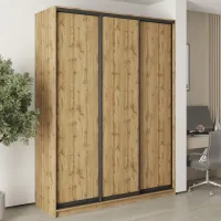 Шафа-купе тридверна Mebel Star Стандарт BG 180х60х240 см Дуб тахо (MBS-8646)